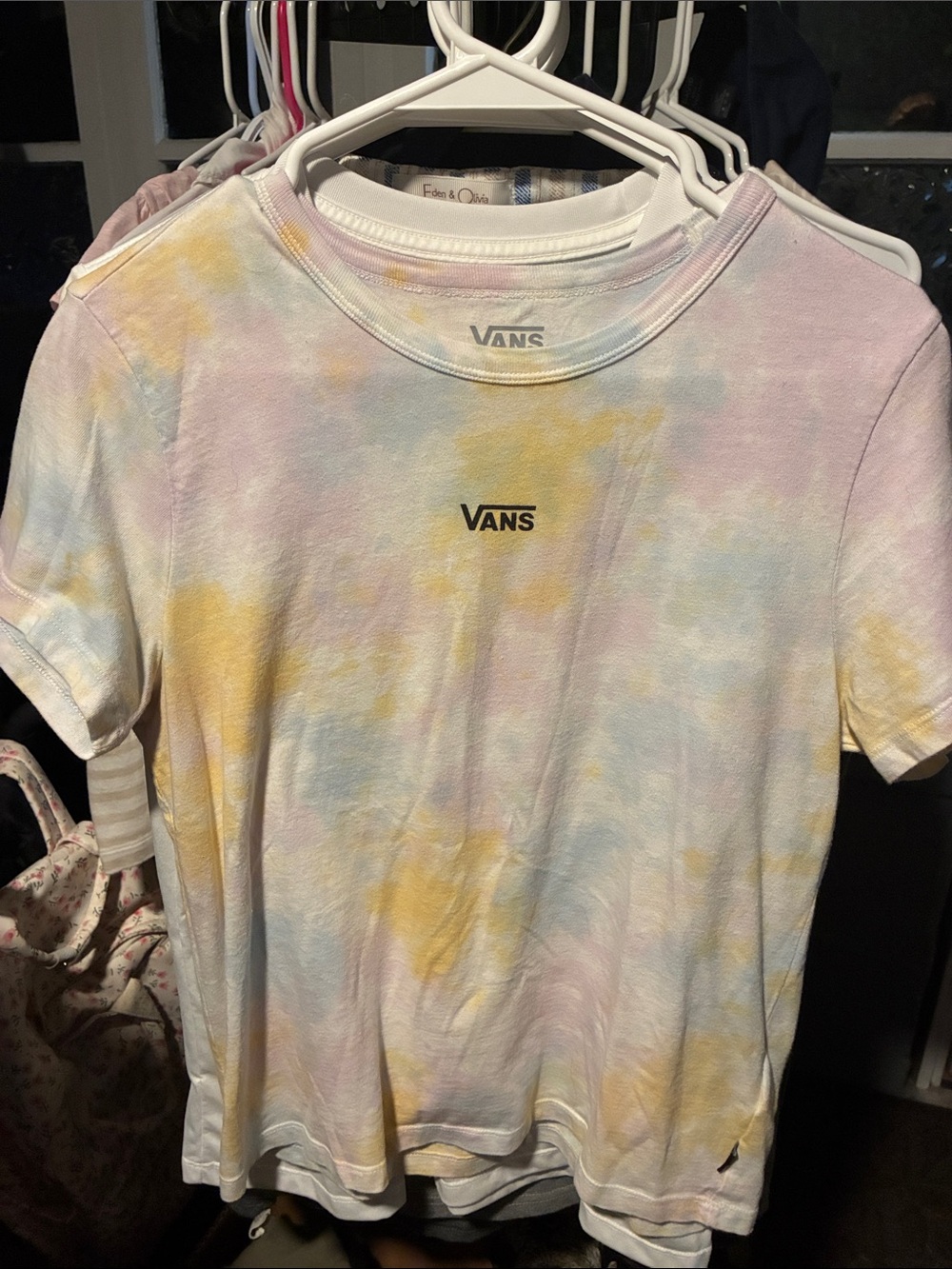 Vans Pastel Tie-Dye Short Sleeve Tee — Yellow, Pink & Blue